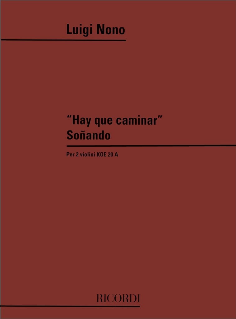 Hay Que Caminar' Sonando Koe 20A